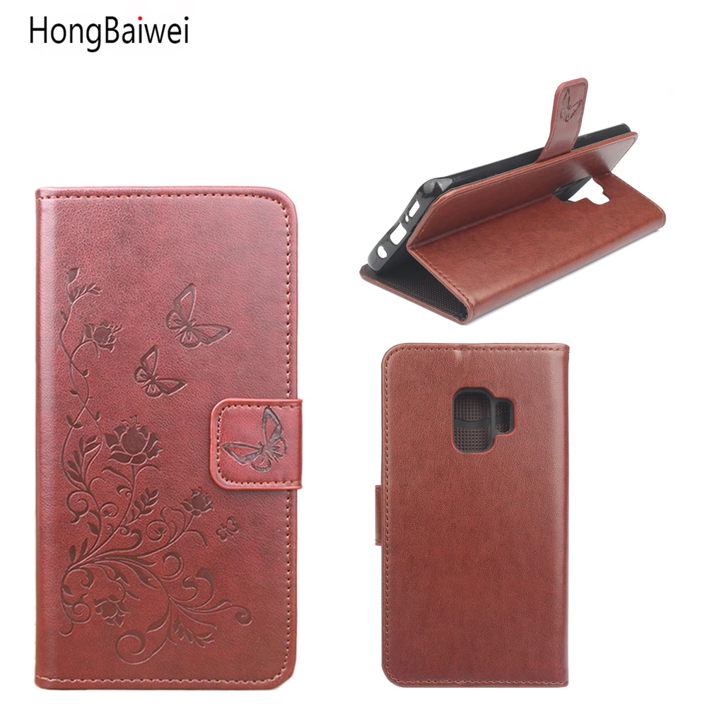 

HongBaiwei for Samsung Galaxy S9 Case Wallet Style Fashion Embossed Flip Leather Cover Case for Samsung Galaxy S9 With Card Slot
