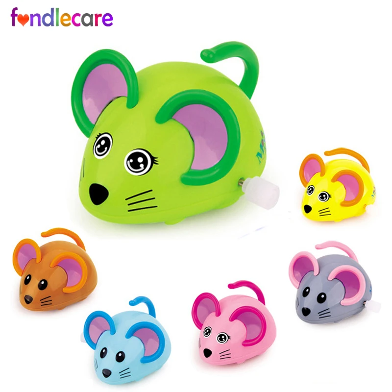 Fondlecare Kids Wind Up Toy Funny Colorful Mouse model Running