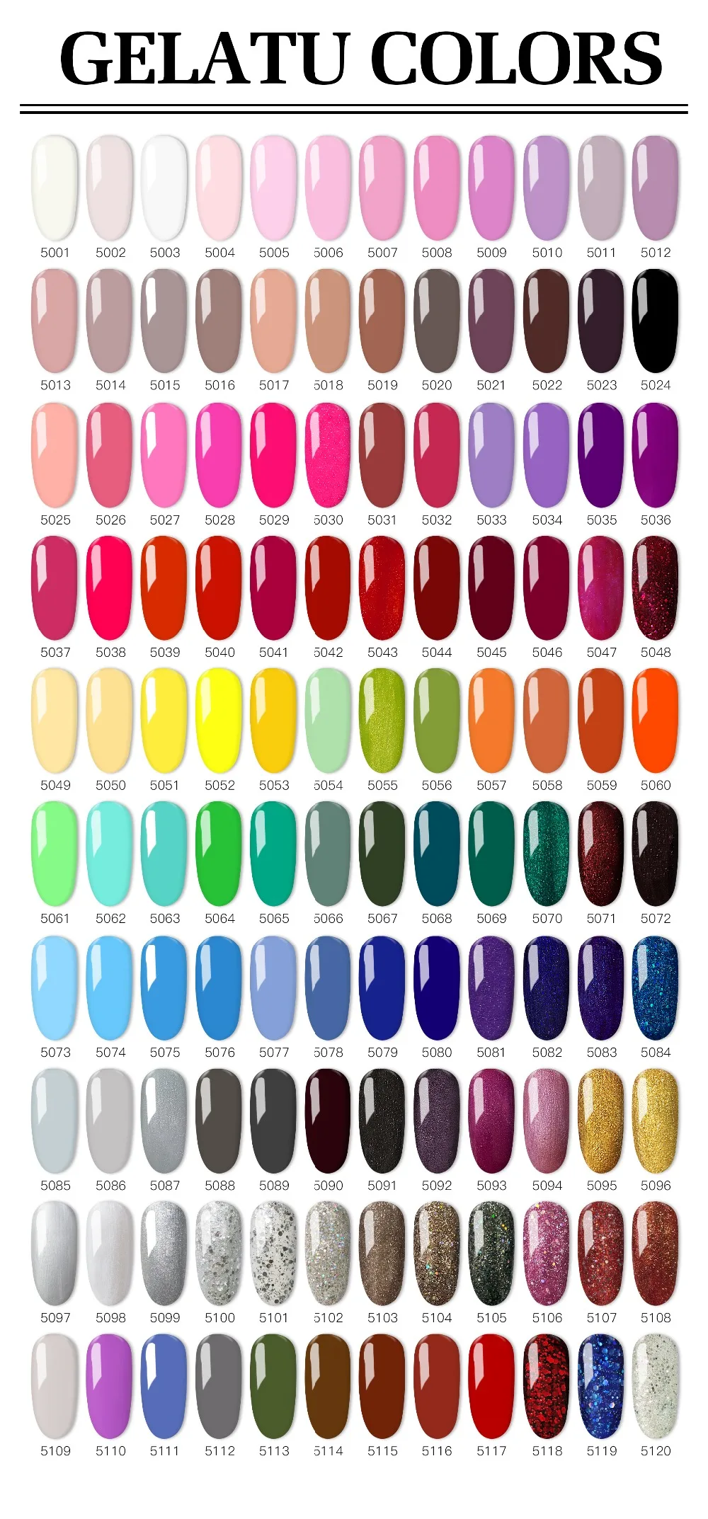 Gelatu 120 colors 