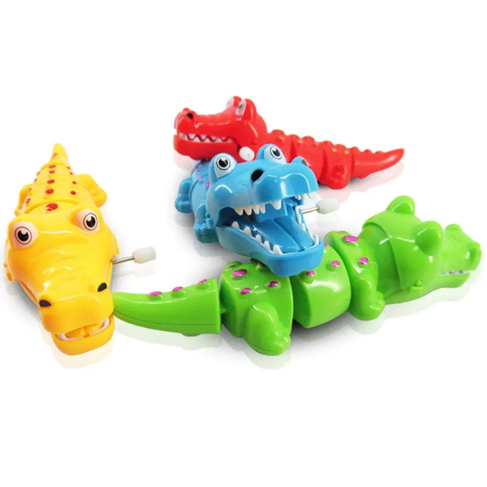 1* Крокодил заводная игрушка Дети классические подарки прекрасная игрушка для ваших детей нежный прекрасный в форме крокодила заводная игрушка