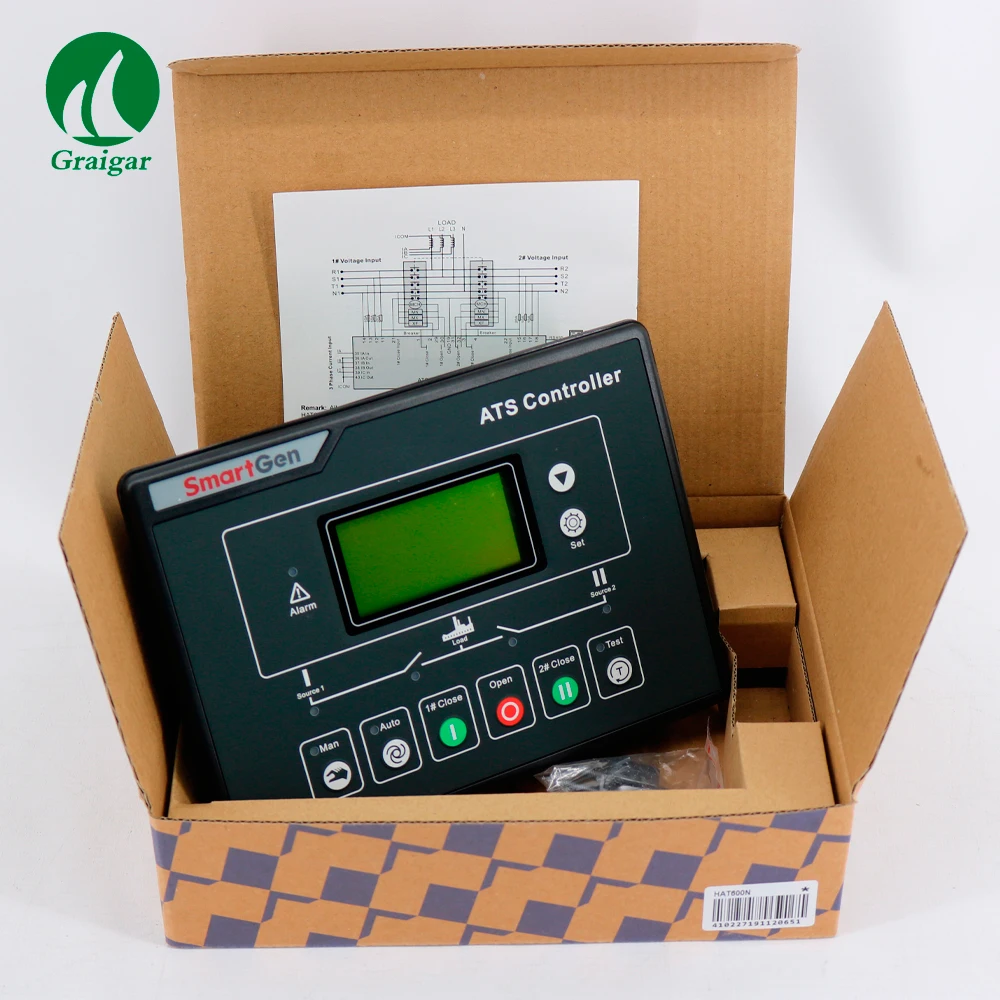 

Portable Smartgen Genset ATS Controller HAT600N Genset Control Module Dual-supply Module