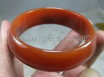 

shitou 00172 NATURE BEAUTIFUL RED JADE JADEITE BRACELET BANGLE 58MM