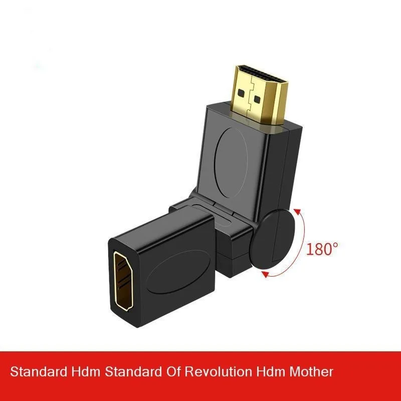 HDMI адаптер 180 и 360 градусов локоть HD линия передачи данных HDMI Male-Female удлинитель адаптер для компьютера камеры