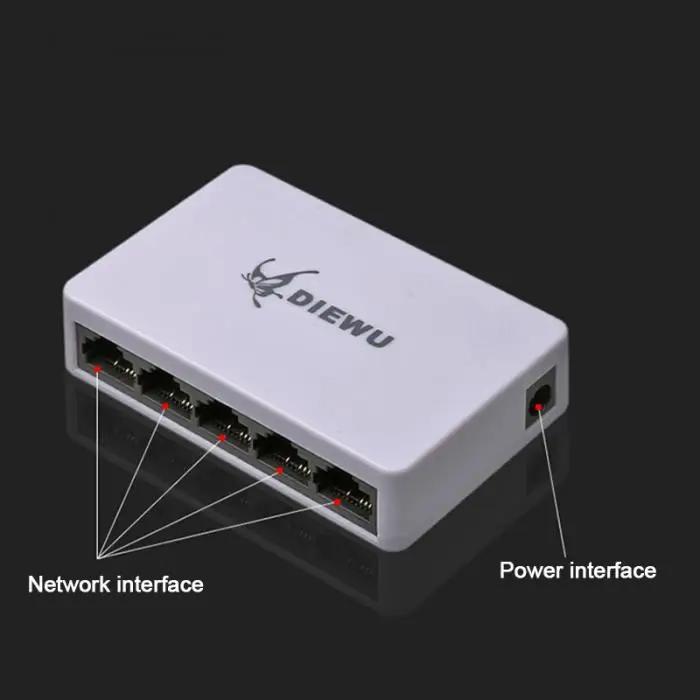 5 плата с портами Ethernet LAN сетевой концентратор самоадаптивный 10/100 Мбит/с сплиттер