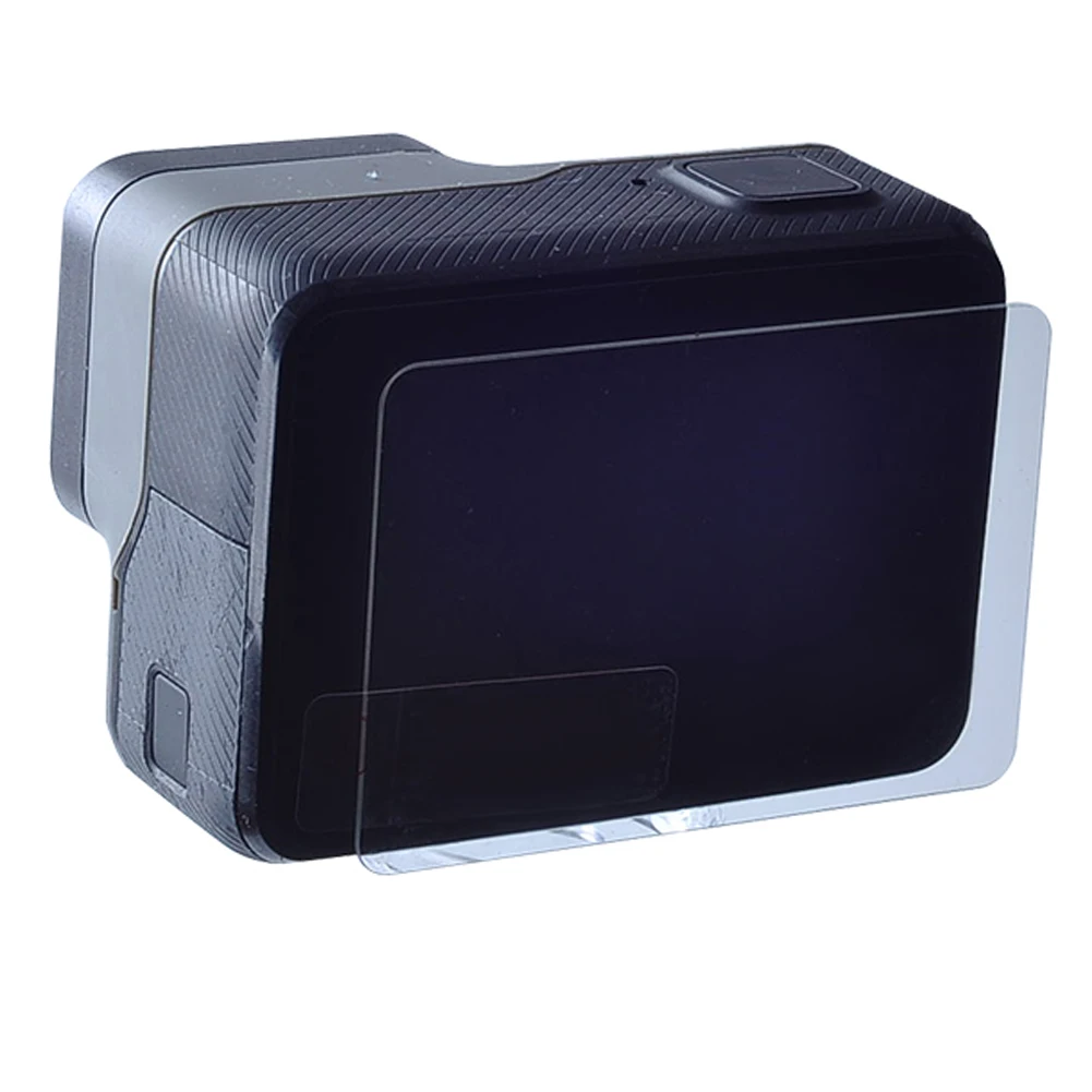 

Tempered Glass Camera Screen Protector Cam Touch Screen Display Protective Film with Cleaning Cloth for GoPro Hero 5 Camera