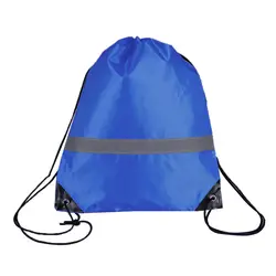 10 шт на открытом воздухе студентов сумки на шнурке светоотражающий ремешок спортивный мешок Спорт прогулки путешествия большой емкости