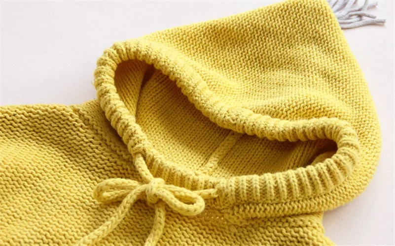 R& Z/Детский свитер; Новинка г.; осенний свитер для девочек; милая детская рубашка с капюшоном; детский Однотонный свитер