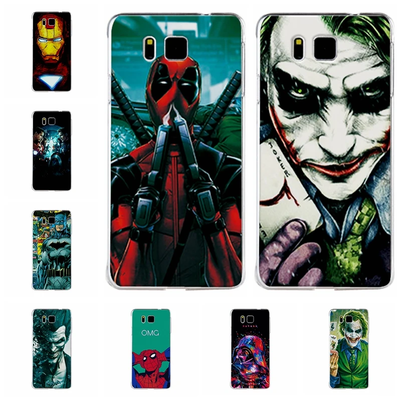

Charming Marvel Hero Captain America Phone Case For Samsung G850S Spiderman Soft TPU For Samsung Galaxy Alpha G850 G850F G8508S
