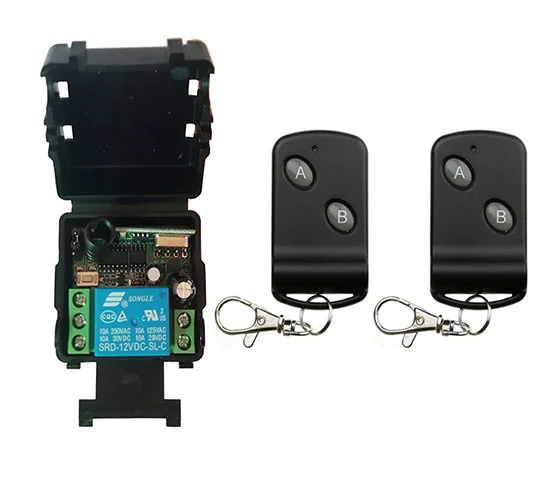 DC12V 24V 1CH 10A RF беспроводной переключатель системы дистанционного управления