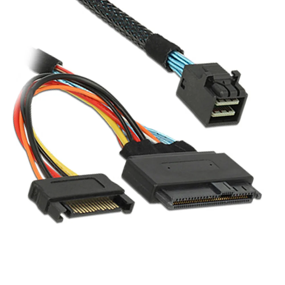  U.2 U2 SFF-8639 NVME PCIe SSD Kabel für Mainboard Intel SSD 750 p3600 p3700 M.2 SFF-8643 Mini SAS H