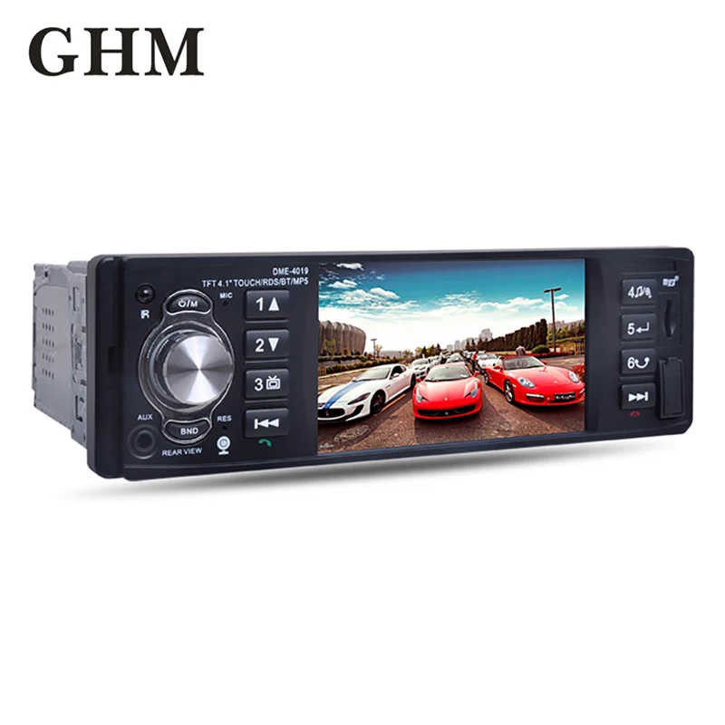 Автомагнитола 1 Din мультимедийное радио с поддержкой Android Fm Hd Bluetooth стереозвук