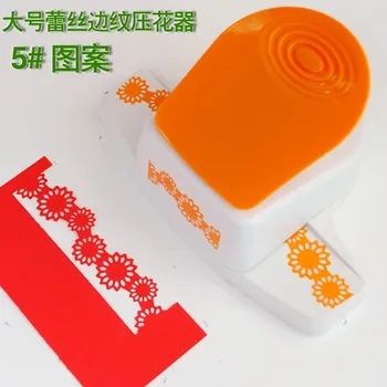 

free shipping 5# flower paper edge punch embossing punches border punch scrapbooking punches for DIY