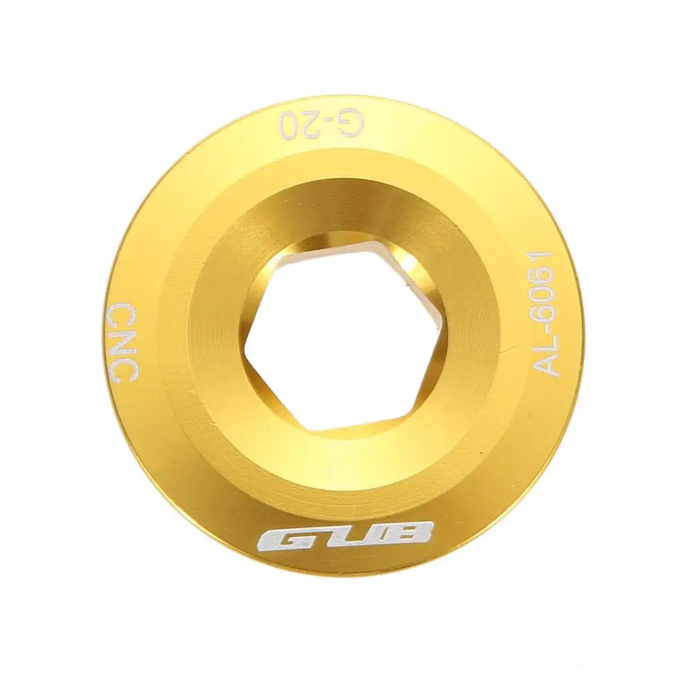 GUB G-20 болты для рукоятки велосипеда, болты, болты для рукоятки с ЧПУ, AL-6061 для шоссейного и горного велосипеда Shimano Hollowtech II - Цвет: Gold