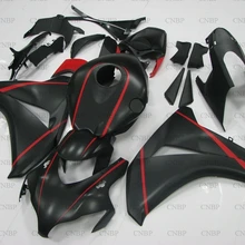 Fireblade 2008-2011 Обтекатели для Honda Cbr1000 RR 2008 обтекаемый Fireblade 10 11 материя черный красный обтекатель abs
