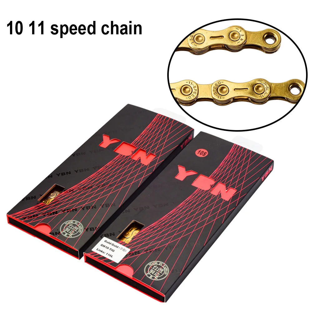 

YBN Ultralight 10 11 speed 116 links bicycle chain buckle X11 MTB mountain road Bike chains For Shimano/SRAM/Campanolo XC System