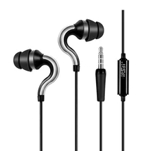 Спортивные наушники музыку с проводной Управление и микрофон высокое качество наушники-вкладыши и Clear Bass Наушники для Xiaomi телефон PC