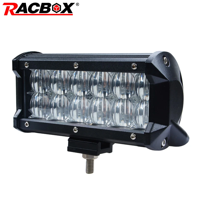 RACBOX 7 дюймов 36 Вт 5D светодиодная балка для прожектора DRL джипа автомобиля