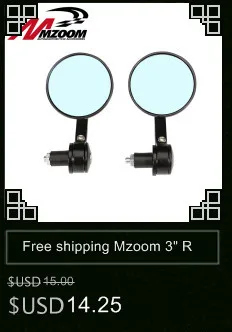 Mzoom Universal Aluminum CNC motorcycle Rearview Side mirror For YAMAHA SMX125