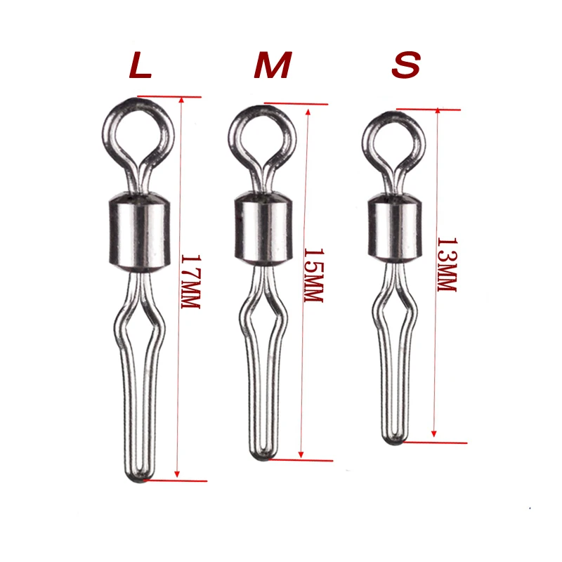 50 шт. из нержавеющей стали Рыболовный шаришариковый Вертлюг приспособления для рыбалки быстрая связь аксессуары PJ120
