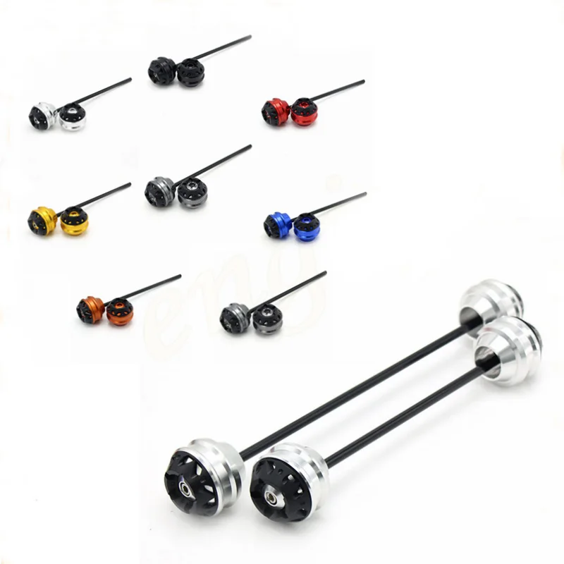 

For Aprilia RSV4 RR 09-18 Tuono V4 1100 RR 10-18 CNC Motorcycle Front Rear wheel Axle Slider shock absorber Falling Protection
