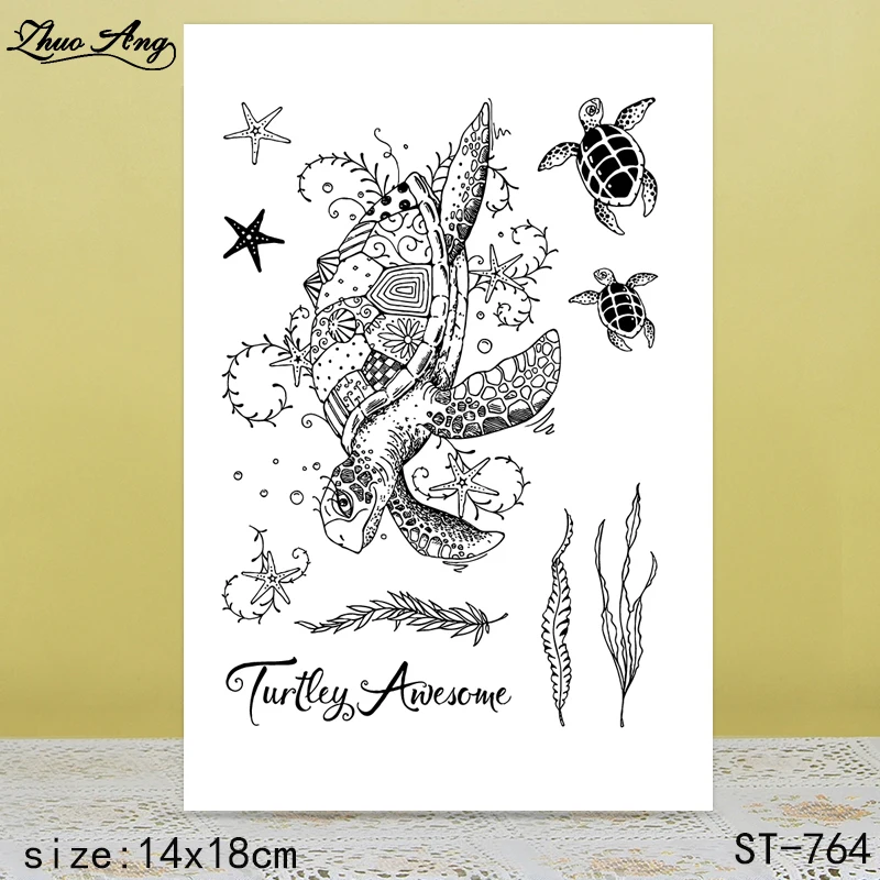 

ZhuoAng New ST-764 design transparent seal / sealed DIY scrapbook / album decoration card / seamless seal