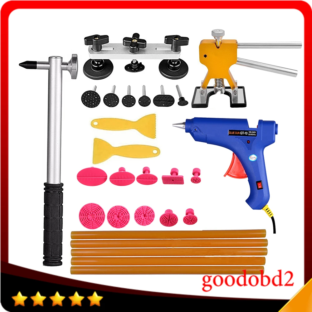 

PDR Tools Dent Removal Tool Paintless Dent Repair Tools Dent Puller Kit Dent Lifter Puller Tabs Pulling Bridge Herramentas