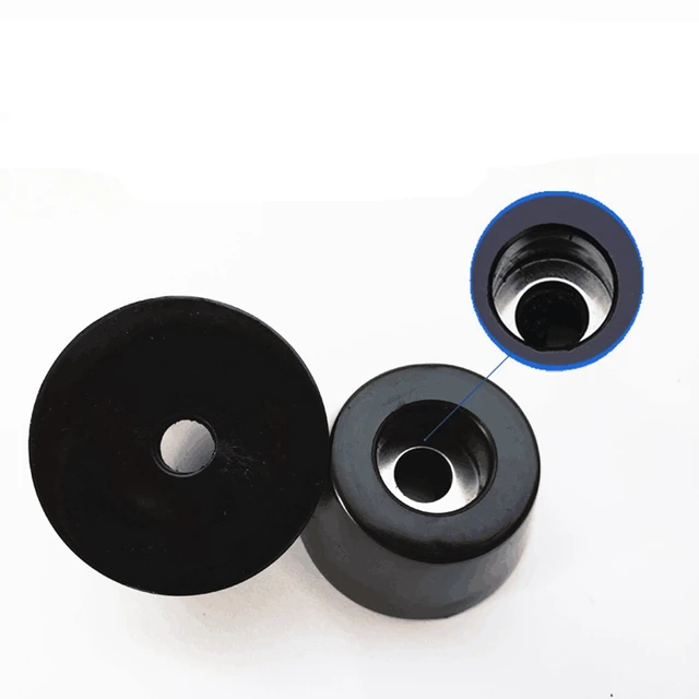 20Pcs Black Rubber Feet Chair Floor Protector Non-slip Furniture Feet Table Leg Cover Cabinet Bottom Pads Funiture Legs 4