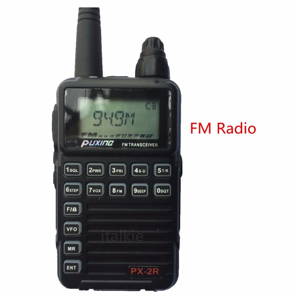Двухсторонняя радиостанция PX2R Plus version UHF mi ni 400 470 МГц FM трансивер PX 2R cb ham мини
