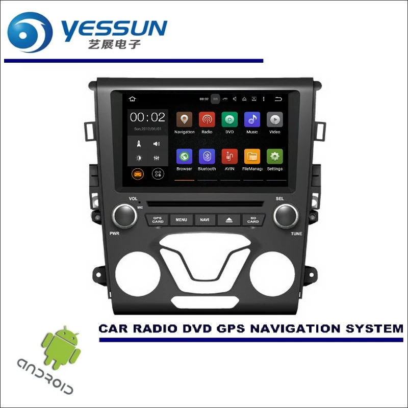 

YESSUN Wince / Android Car Multimedia Navigation System For Ford Edge 2007~2009 / CD DVD GPS Player Navi Radio Stereo HD Screen