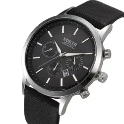 Оптовая продажа хорошо 3 Средства ухода для век роскошные часы Для мужчин Пояса из натуральной кожи наручные часы Для мужчин S Relogio masculino