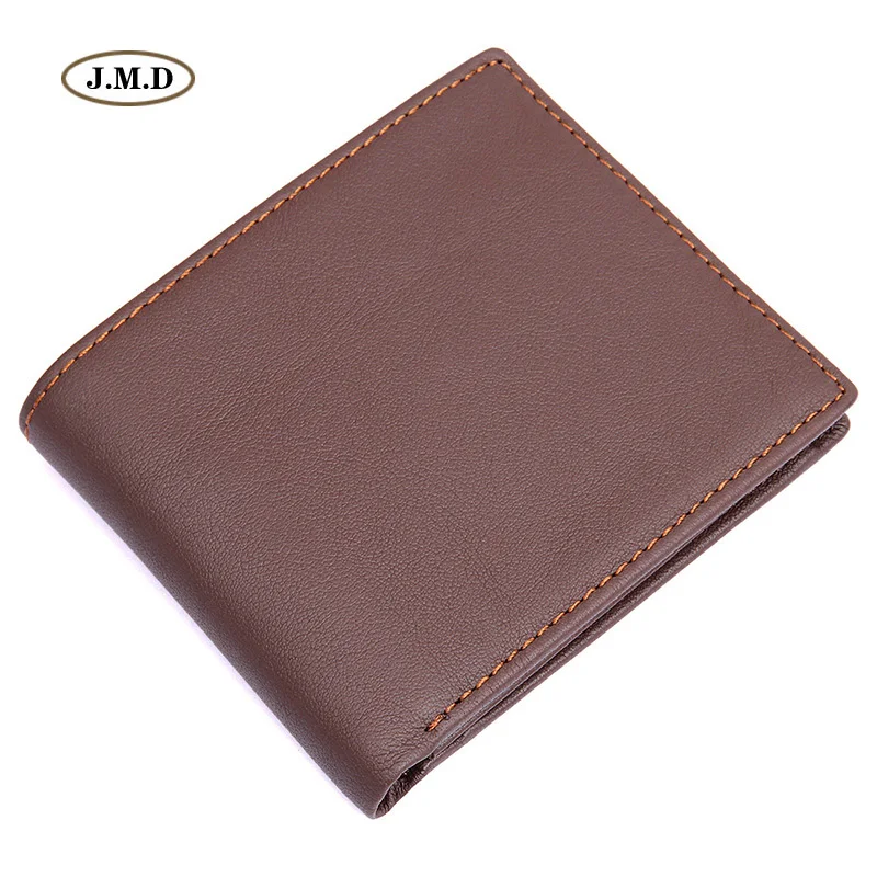 

J.M.D New Arrivals Genuine Leather Fashion Design Short Style Wallet Men's Fashion Card Holder Money Holder Coin Pocket 8151C
