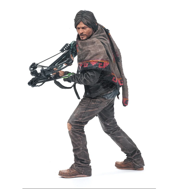 

McFarlane the walking dead action figure:Daryl crossbow man Rick Grimes Daryl Dixon PVC Action Figure doll Toy gift 10inch 25cm