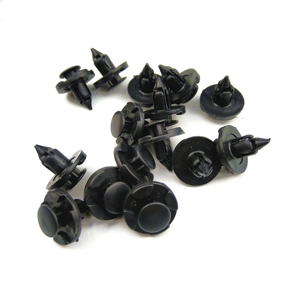 FRCY 100PCS 8mm Auto Bumper Mudguard Special nylon Rivet Fastener for