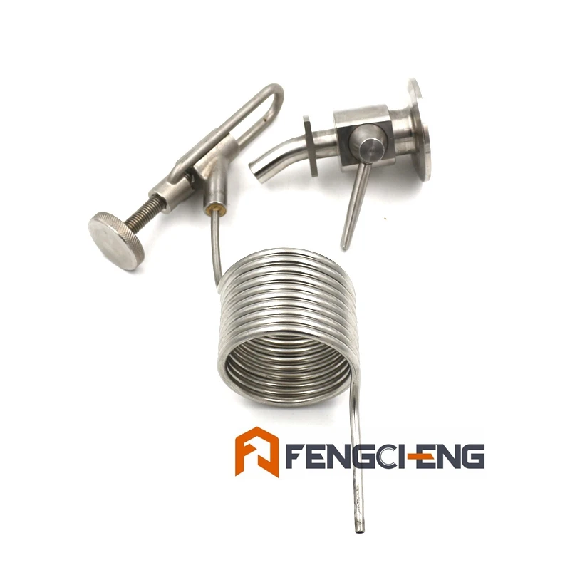

1.5"TC Sample Valve, Sampling Coil, 304 Stainless Steel Conical Fermenter Accessories Free Shipping
