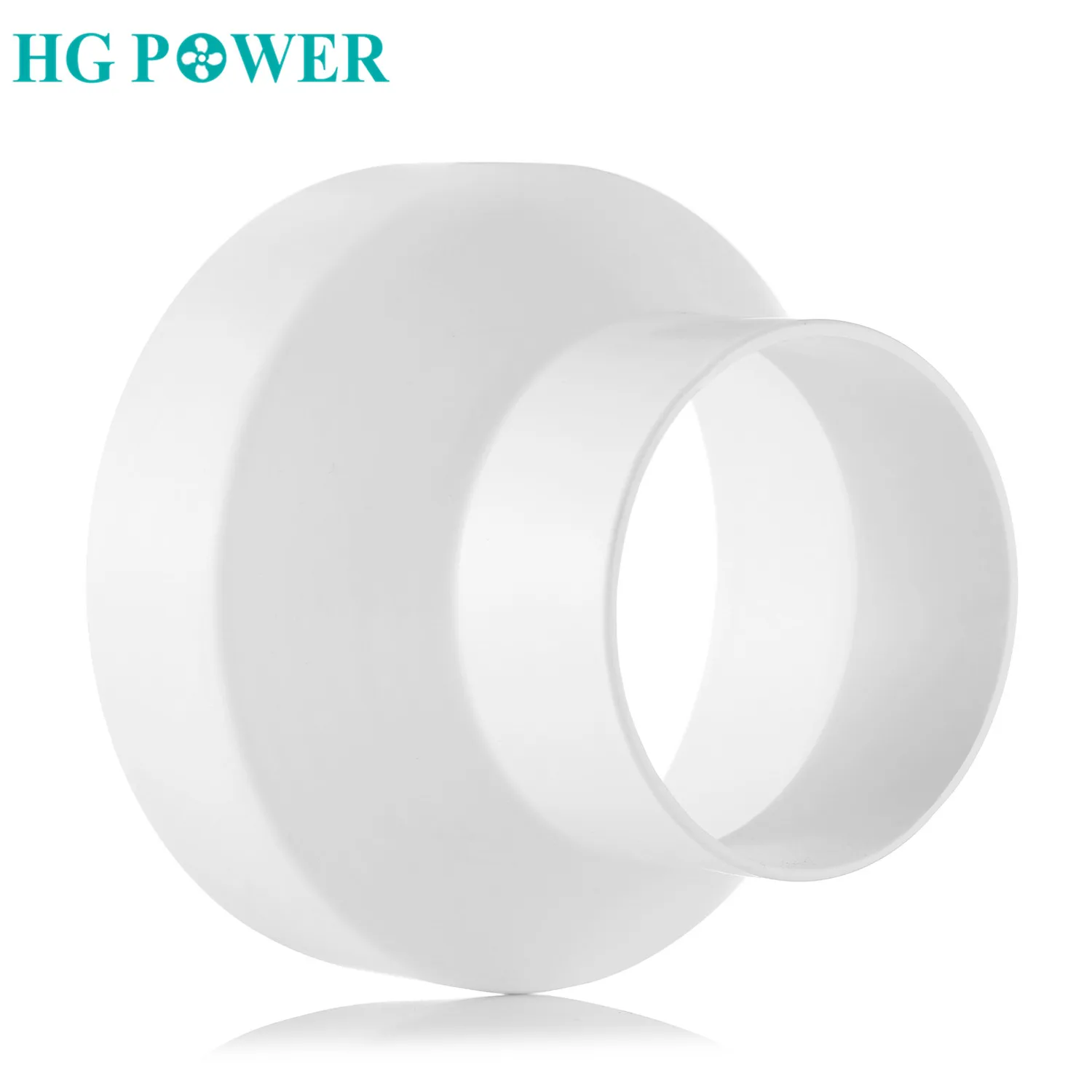 Plastic Straight Duct Adaptor Connector Ventilation Duct Fan Reducer and Increaser Connectter Inline Heating Cooling Accessories