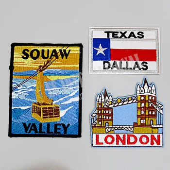 

Texas London Badge Embroidery Patches State
