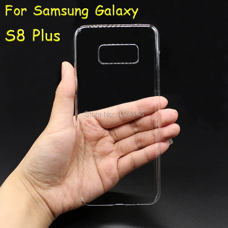 Для Galaxy S8 + новый тонкий кристально прозрачный жесткий чехол из поликарбоната