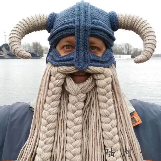 

Bull Modelling All hand-woven Viking hats Artificial dwarf hat, 60% cotton, Wrap your head Suitable for hunting cap