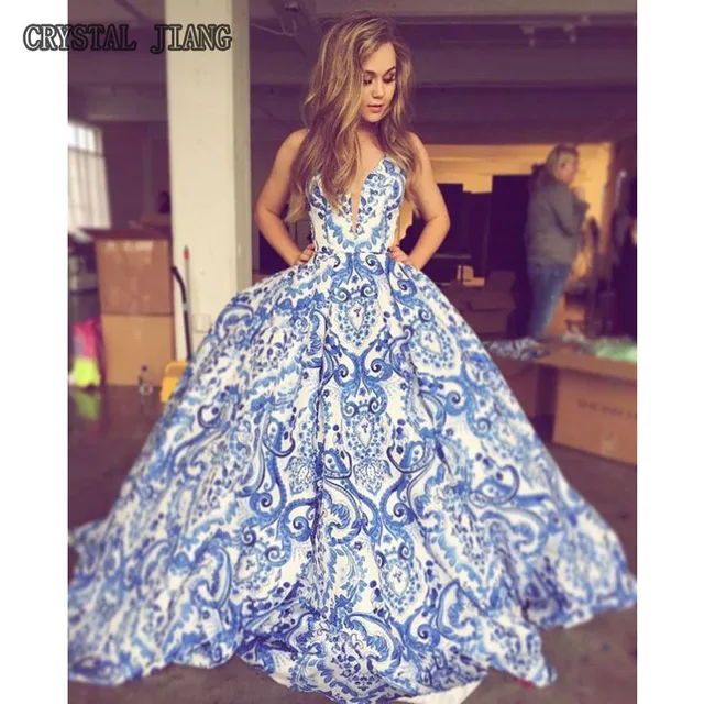 Print Prom Dresses