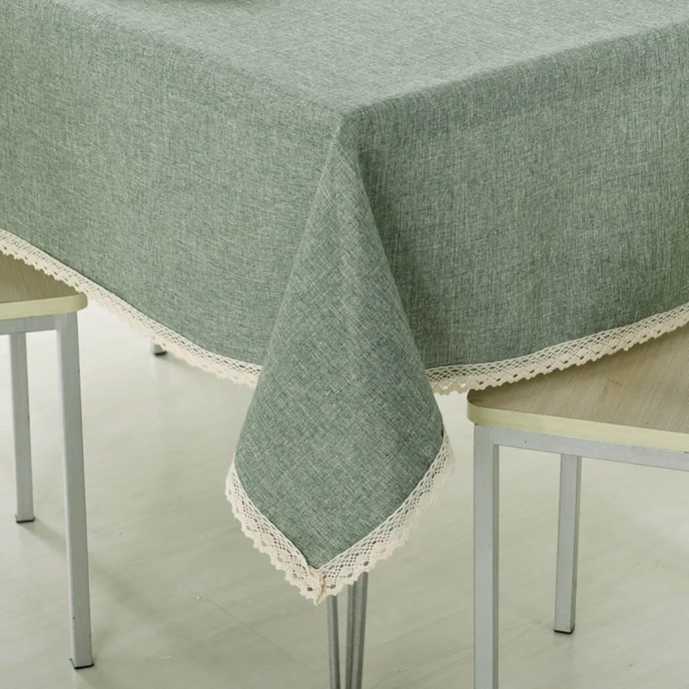  Meijuner Tablecloth Modern Minimalist Table cloth Solid Color Imitation Linen Tablecloth For Restau