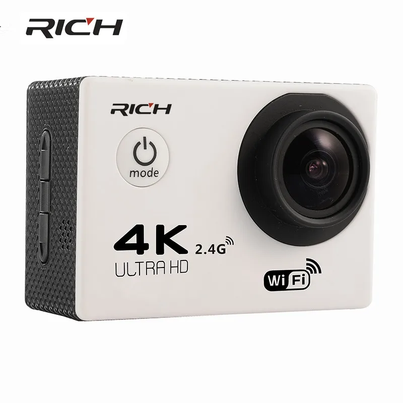 F60 F60R Ультра HD Экшн камера 4K 30Fps 16MP Wifi 1080P 60fps Водонепроницаемая шлем Велосипедная