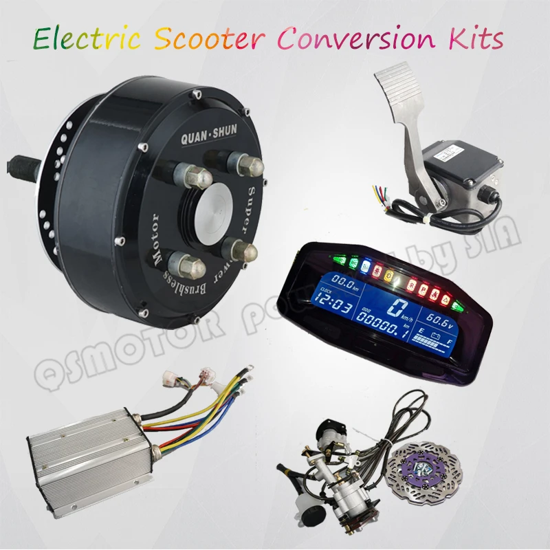 Buy 72V 90KPH Electric Car Motor Conversion Kits Dual