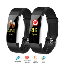 Fitness Tracker Smart Wristband Heart Rate Monitor Smart Band Smartband Blood Pressure With Pedometer Bracelet Pulse Time M200S