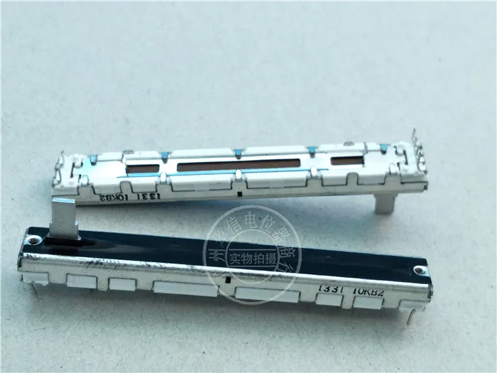 3pcs for Taiwan RF6011YP900B 75MM sliding fader single potentiometer B10K / handle length 10MM