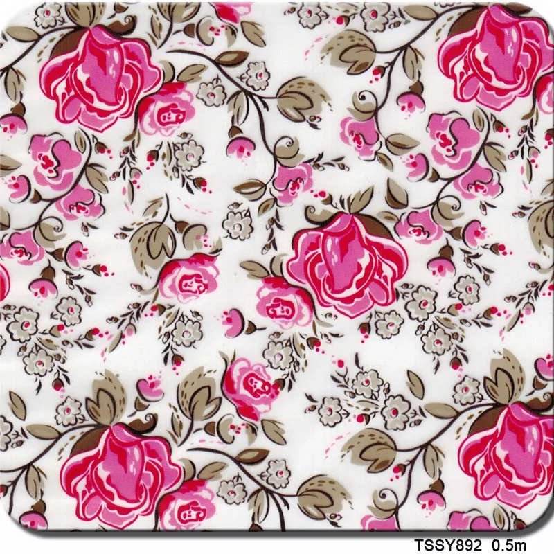 Free Shipping 0.5mx2m/10m Flower Water Transfer Printing Hydrographics Film Cshy892 Water