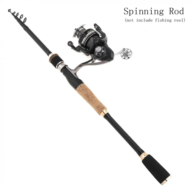 2.1m 2.4m 2.7m 7 Section Carbon Fiber Lure Fishing Rod Ultra Light Spinning  Casting Fishing Pole Travel Fishing Tackle Lure Rod - Fishing Rods -  AliExpress