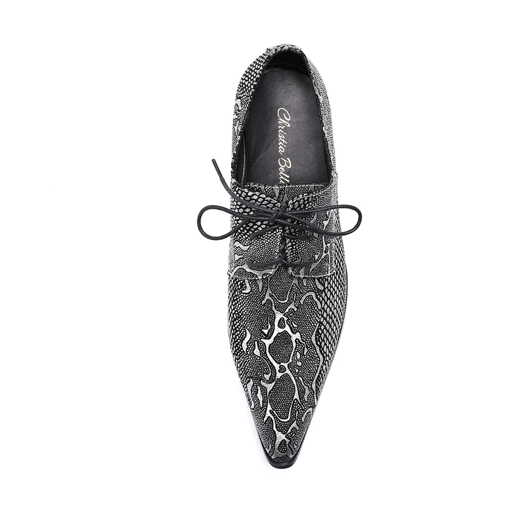 Мужские туфли с острым носком на высоком каблуке из натуральной кожи|loafers men|loafer