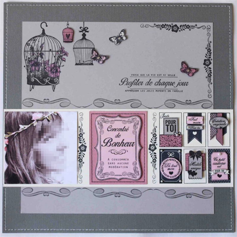

InLoveArts Frame Cutting Dies for Craft Dies Scrapbooking Card Making Metal Cutting Dies Album Embossing Paper Die Cut