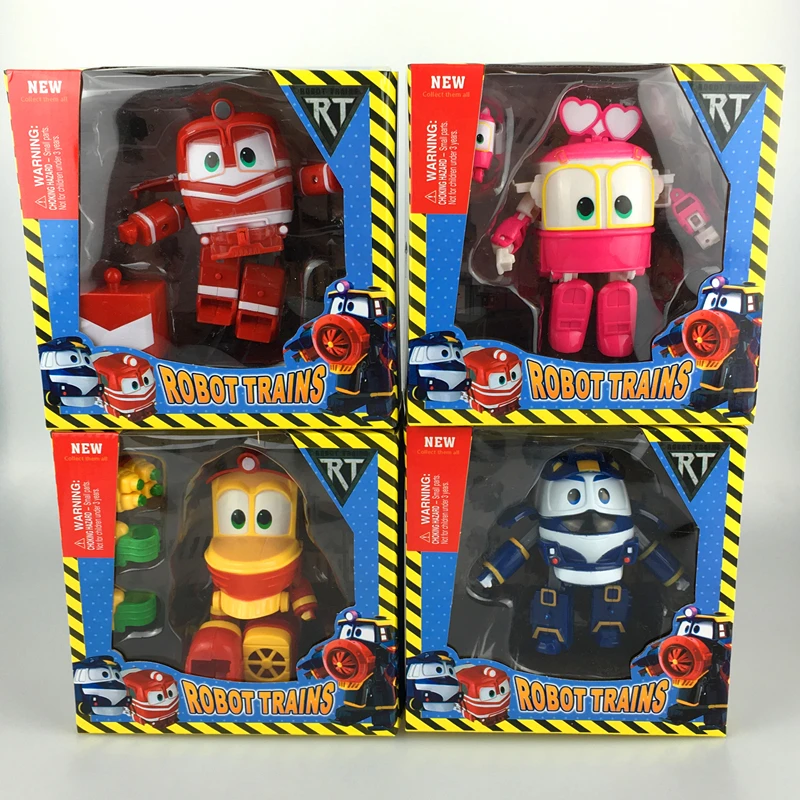 12cm Robot Trains Transformation Kay Alf Dynamic Train Family Deformation Train Car Action