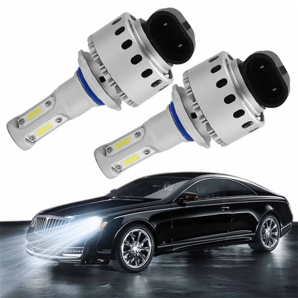 

ICOCO 2017 New 2pcs 9006 COB Chip Driving Headlights Set 12000LM 6000K LED Car Headlight Bulbs Conversion Kit Car-styling